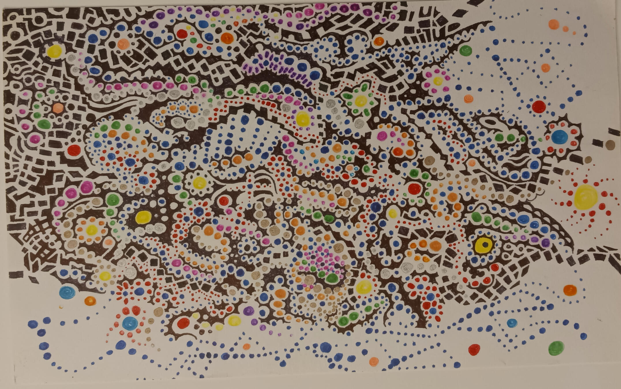 OKTOPUS: Abstract Pointillisms Series