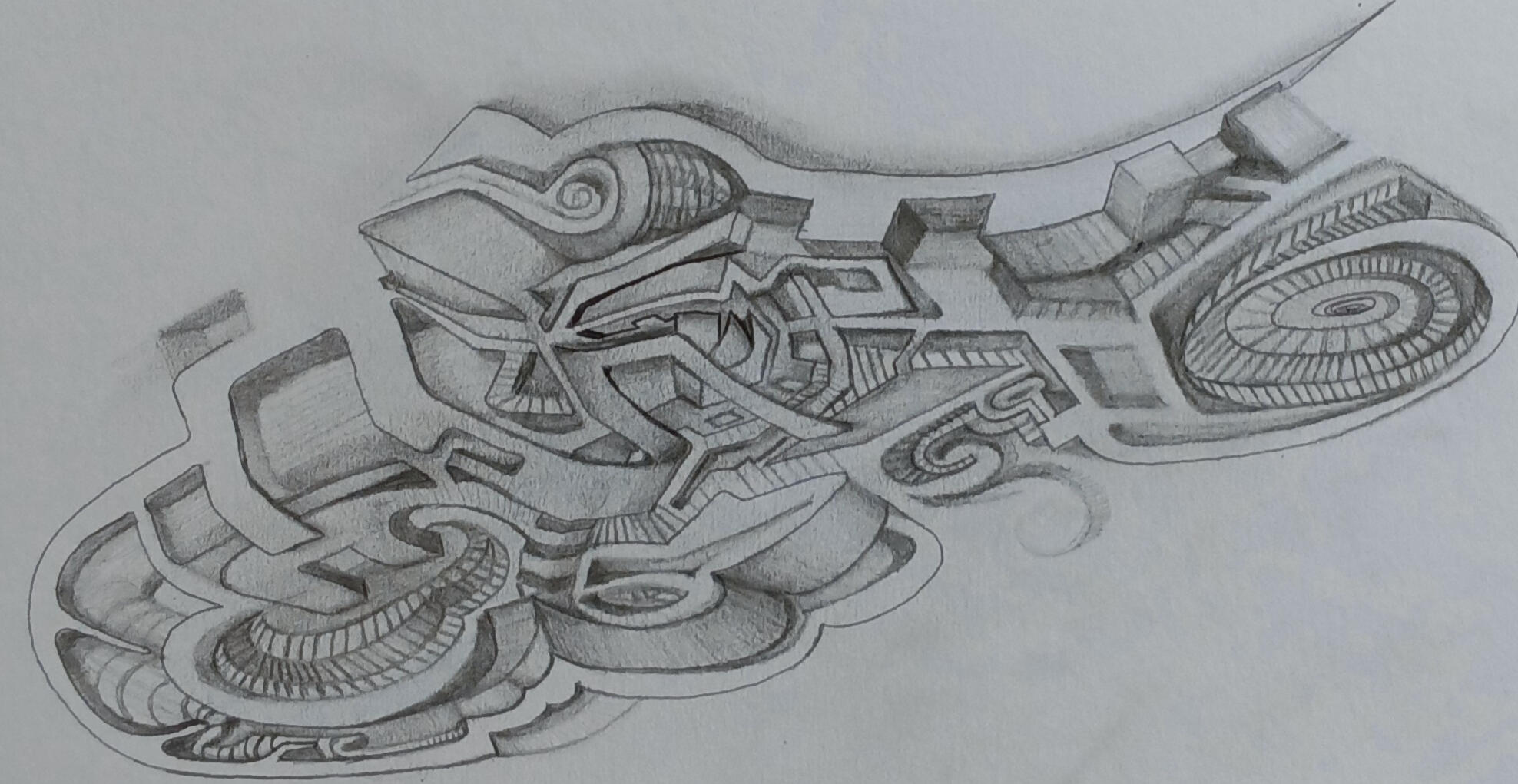 DIMENSIONAL MOTORCYCLE: Oneliners Series